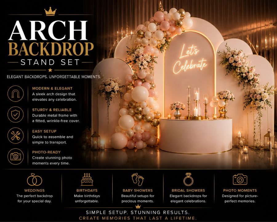 Arch Backdrop Stand Set